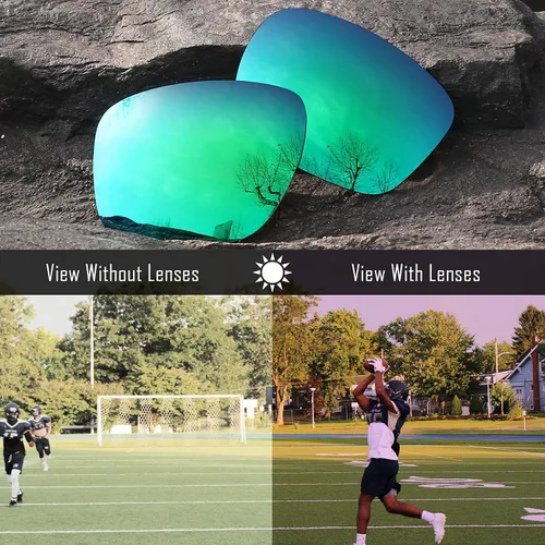 Miniatura 5 de TRUSHELL Lentes de repuesto polarizadas Kits de goma para Oakley Flak Jacket XLJ OO9009 Sunglass
