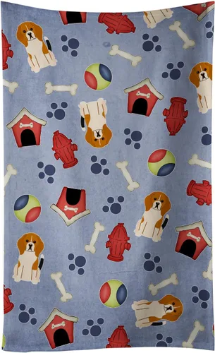 Miniatura 83 de Caroline's Treasures BB2654KTWL Dog House Collection Airedale - Toalla de cocina para invitados, toalla de baño decorativa para cara, té, paño
