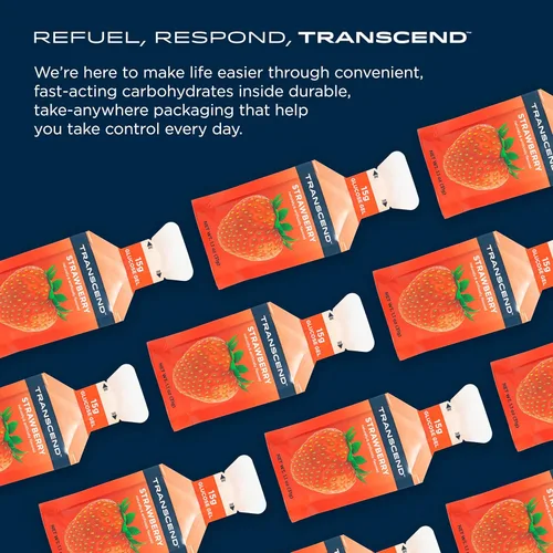 Miniatura 7 de Transcend Foods - Gel de fresa (1.1 onzas, paquete de 10) gel de carbohidratos de acción rápida sabor a fresa, sin cafeína, sin gluten