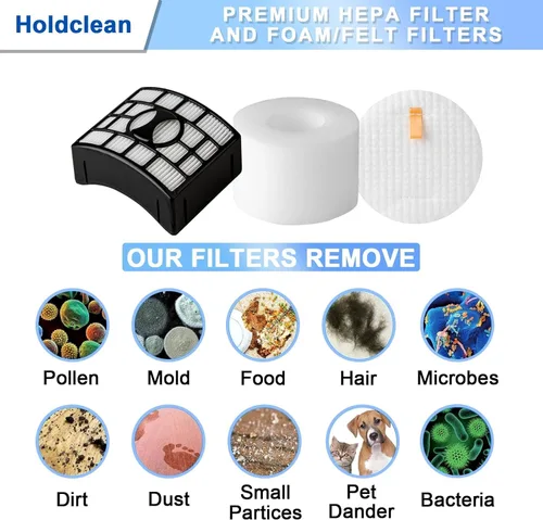 Miniatura 4 de Filtros de vacío UV700 de repuesto para aspiradora vertical Shark DuoClean Lift-Away NV770, NV771, NV611, piezas de repuesto XFF600 XHF600