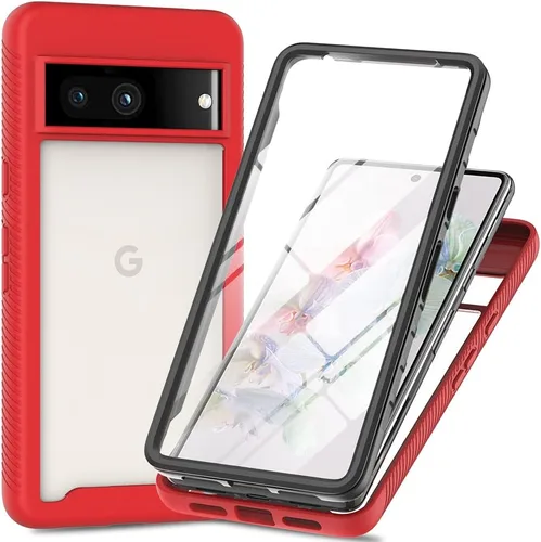 Miniatura 18 de Funda para Google Pixel 7a Funda con protector de pantalla para Google Pixel 7a 5G, color negro