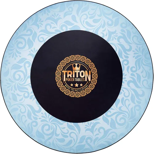 Miniatura 8 de Triton Premium - Tapete de mesa de póquer para 8 jugadores, portátil, multielastano, de goma, portátil, con bolsa de transporte de tela Oxford