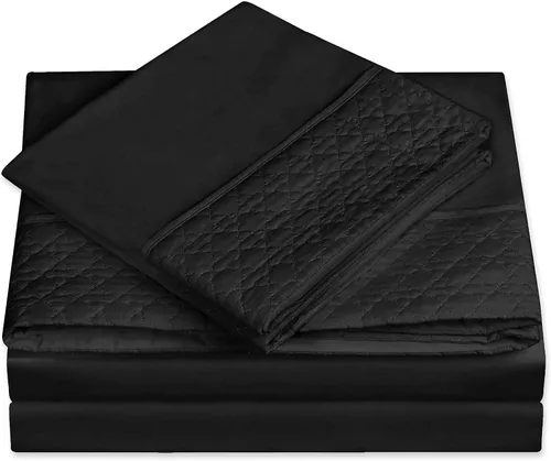 Elegant Comfort Luxury Best, Soft and Coziest - Juego de ropa de cama de 4 piezas, 1500 hilos de microfibra de alta calidad hotelera, diseño