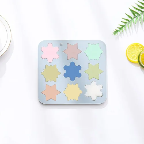 Miniatura 4 de Molde de silicona de 18 cavidades para congelar copos de nieve y chocolate, 3 formas diferentes, antiadherentes, moldes para hornear para hacer