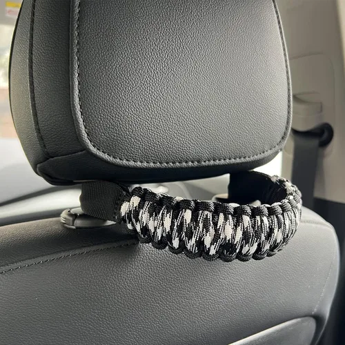 Miniatura 5 de BBUP - Asas de agarre para reposacabezas para Jeep Wrangler Land Cruiser FJ Suzuk, asa de agarre para Jeep Wrangler YJ TJ JK JL, mango de agarre