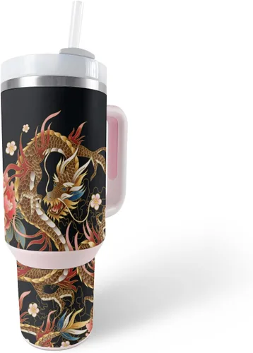Miniatura 7 de MightySkins Skin - Vaso de vinilo compatible con Stanley The Quencher H2.0 FlowState de 40 onzas, color turquesa sólido, funda protectora, duradera