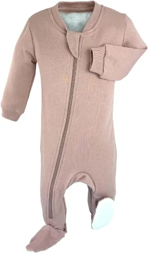 Miniatura 31 de ZippyJamz - Pijama orgánica para bebé con pies y cremallera para cambiar pañales fácil y rápido