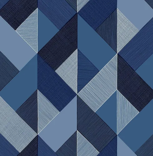 Miniatura 9 de NextWall Stacy Garcia Home Marquetry Papel tapiz geométrico para despegar y pegar (Greystone)