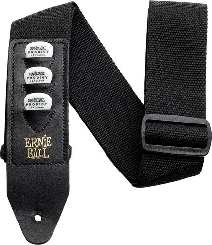 Miniatura 31 de Ernie Ball Polypro - Correa para guitarra acústica, color negro (P05365)