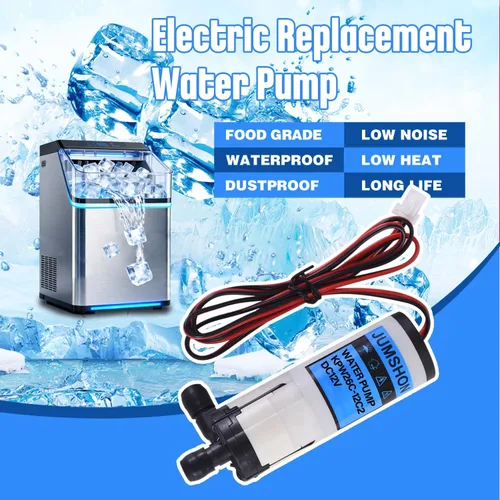 Miniatura 2 de Upgrade KPW26C-12C2 - Bomba de agua compatible con máquina de hielo de encimera G E Profile Opal 2.0, DC 12V OEM 1.2L/PM Mini bomba de repuesto