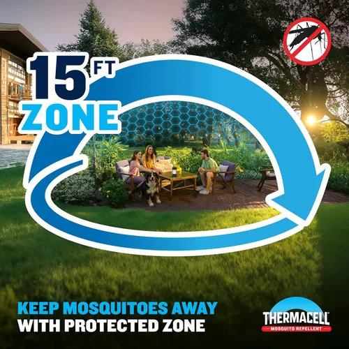 Miniatura 2 de Thermacell - Linterna repelente de mosquitos; repelente de mosquitos sin aerosol para patios; incluye 12 horas de protección; sin olor, alternativa