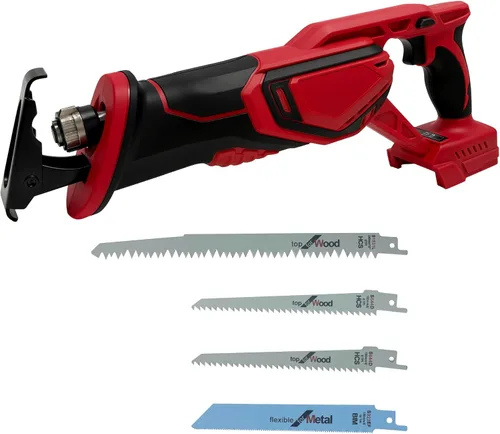 Miniatura 8 de Sierra de vaivén inalámbrica compatible con batería DEWALT 20V LI-ION. Sierra eléctrica recíproca con motor sin escobillas y 4 cuchillas, Para
