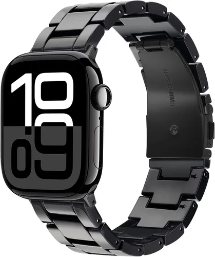 Miniatura 15 de V.R.HOPE Correa de Resina para Reloj Compatible con Apple Watch para Mujeres 38mm 40mm 41mm 42mm Oro Rosa Ligero Pulsera de Pulsera para iWatch Beige