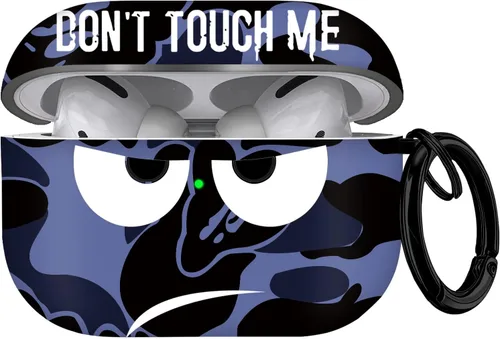 Miniatura 15 de Funda para Airpods Pro de 2ª generación 2022, Don't Touch Me para Airpods Pro 2 con llavero, funda suave y bonita a prueba de golpes para mujeres
