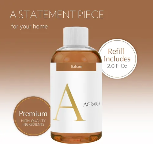 Miniatura 2 de Agraria PetiteEssence - Repuesto de difusor de bálsamo (2 onzas), aceite perfumado refrescante natural de grado perfumado, difusor de aceite