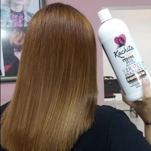 Miniatura 2 de Kit NEW Brazilian Keratin Blowout Treatment Kachita Spell Chocolate 32 fl oz + Champú Acondicionador para Tratamientos de Queratina