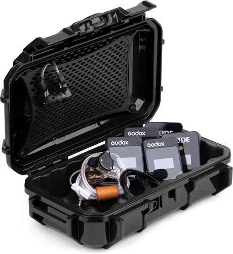 Miniatura 12 de Evergreen Fundas protectoras para monitor de oído para IEM - Impermeable/Fabricado en Estados Unidos - Adecuado para KZ ZS10/ZS10 52 Negro