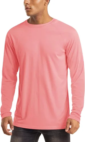 Miniatura 142 de MAGCOMSEN Camisas de manga larga para hombre, protección solar UPF 50+, camisetas atléticas para senderismo, correr, entrenamiento, protección