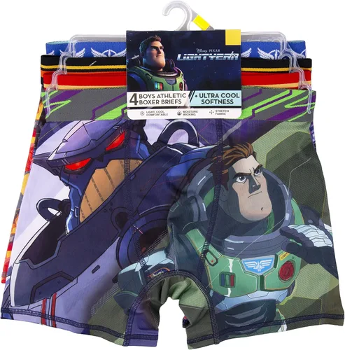 Miniatura 2 de Disney Boys' Pixars Buzz Lightyear Underwear Multipacks with Zurg and Zyclops in Sizes 4, 6, 8, 10