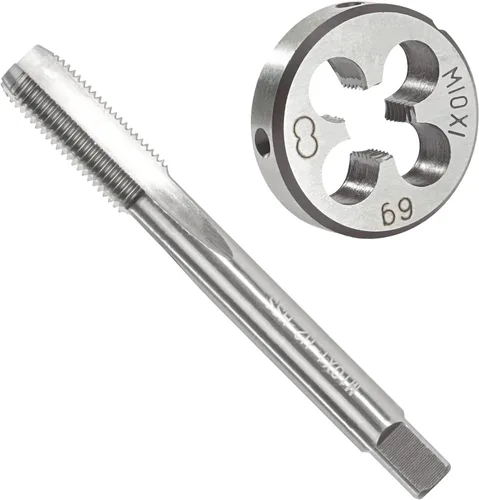 Miniatura 13 de M3.5 x 0.6 sistema métrico de grifo y troquelado, M3.5 X 0.024 in HSS Macho de rosca de máquina y M3.5 X 0.024 in herramienta de aleación de acero