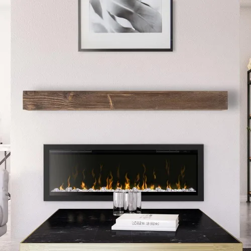 Miniatura 8 de MANTELSDIRECT Vail - Estante para chimenea de 60 pulgadas de ancho x 4 pulgadas de alto, acabado provincial rústico, rústico, envejecido, estante