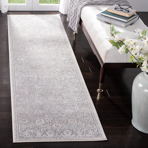 Miniatura 7 de SAFAVIEH Alfombra de área de 8 x 10 pies - Colección Reflection - Grande - Beige y crema, no desprende pelusa y es fácil de limpiar, ideal para sala