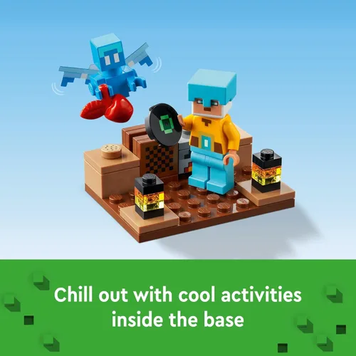Miniatura 5 de LEGO Minecraft El Puesto de Espadas 21244 - Juguetes de construcción que incluyen figuras de Creeper, Guerrero, Cerdo y Esqueleto, juguete inspirado