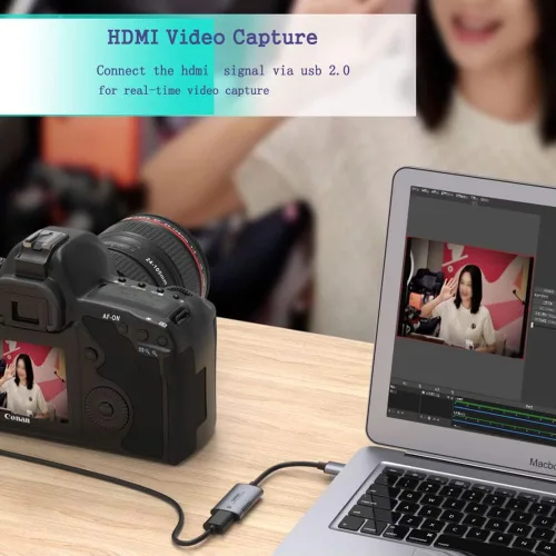 Miniatura 4 de Tarjeta de captura de video, dispositivo de captura de video HDMI 4K, 1080P HD 30fps Grabber de audio y video en vivo para juegos, transmisión