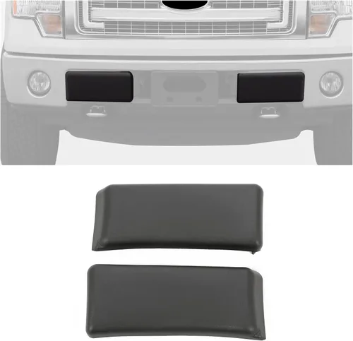 ECOTRIC Almohadillas protectoras de parachoques delantero compatibles con Ford F150 F-150 2009-2014 Reemplazo para 9L3Z17E810B FO1053100 Cubierta de