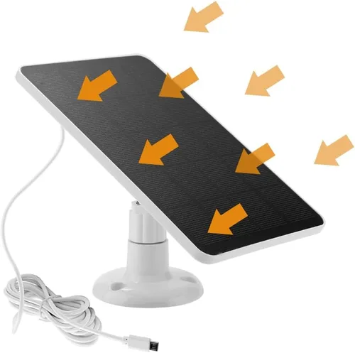 Miniatura 8 de Cargador de panel solar - Resistente a la intemperie, panel solar de 4 W 5 V, montaje en pared, panel de carga solar de baja potencia, impermeable