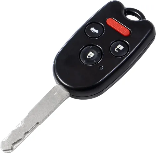 STAUBER Carcasa de repuesto para llave Accord, Ridgeline, Civic y CR-V, no requiere cerrajero con tu antiguo llavero y chip (1 paquete negro))