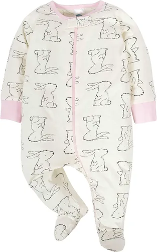 Miniatura 2 de Gerber Baby Girls 4 Pack Sleep N Play Footie