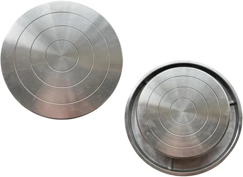 Miniatura 6 de Feqsky Plataforma giratoria de doble cara de 4.7 ''/5.9 '' para plataforma de escultura de arcilla cerámica rueda de cerámica herramientas