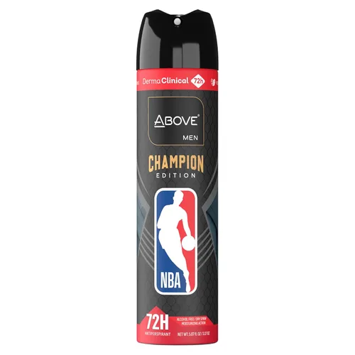 Above NBA - Desodorante antitranspirante en aerosol para hombres | CHAMPION EDITION | Protección contra el sudor y el olor 72H | Desodorante en