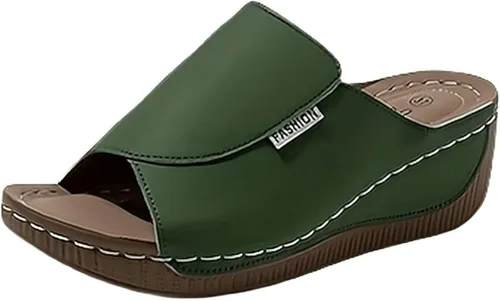 Miniatura 15 de Sandalias ortopédicas para mujer con soporte para el arco, cómodas sandalias ortopédicas de verano White