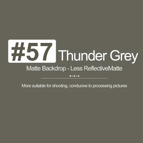 Miniatura 4 de Emart Thunder - Telón de fondo de papel gris de 53 x 16 pies, rollo de papel sin costuras para sesión de fotos, fotos de estudio pequeño, alimentos