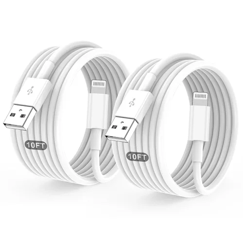 Miniatura 10 de Paquete de 2 cables de carga para iPhone de 3 pies, Lightning para Apple cable de carga de 3 pies para iPhone 14/13/12/11 Pro/X/Xs Max/XR/8