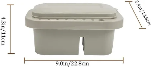 Miniatura 2 de Limpiador de pinceles de pintura multifunción, soporte para lavadora y organizadores con paleta para acrílico, acuarela y pinturas a base de agua