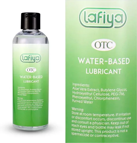 Miniatura 3 de Lafiya Lubricante personal de aloe, lubricante orgánico a base de agua de larga duración para sexo, lubricante sexual para pieles sensibles, 8