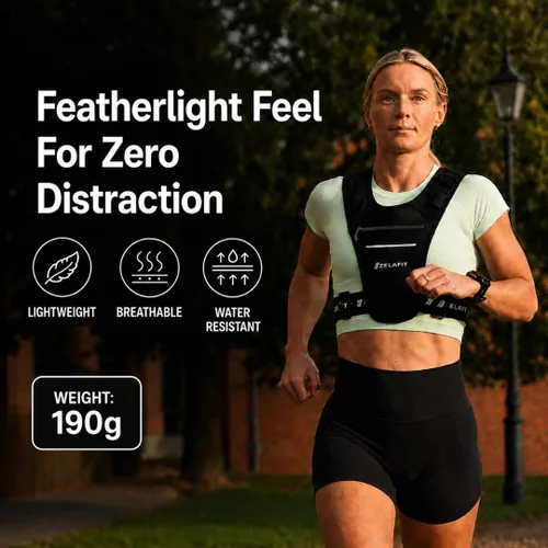 Miniatura 7 de ZelaFit™ Running Phone Holder Vest for Women & Men – Lightweight Running Gear and Everyday Running Essentials – Chest Rig Phone Holder for Running