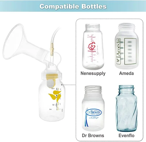 Miniatura 5 de Nenesupply Piezas de bomba Bridas de 0.748 in compatibles con Medela Brida Brida Válvula Conector de membrana Compatible con Conector Personalfit No