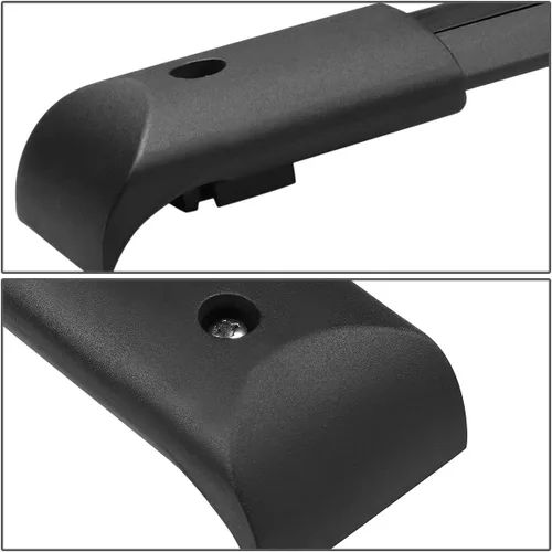 Miniatura 3 de DNA MOTORING PT-ZTL-8039 - Par de barras transversales de aluminio para techo de automóvil, compatibles con Honda Pilot 03-08, color negro
