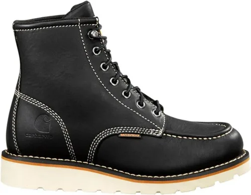 Miniatura 2 de Carhartt Botines de cuña de 6 pulgadas impermeables con punta suave para mujer, Negro