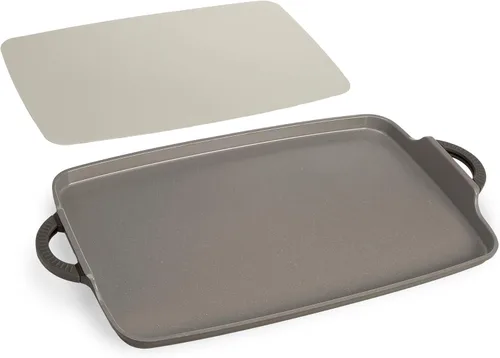 Miniatura 2 de Goodful Plancha de doble quemador todo en uno, cerámica antiadherente, aluminio fundido duradero, apto para horno y lavavajillas, fabricado sin