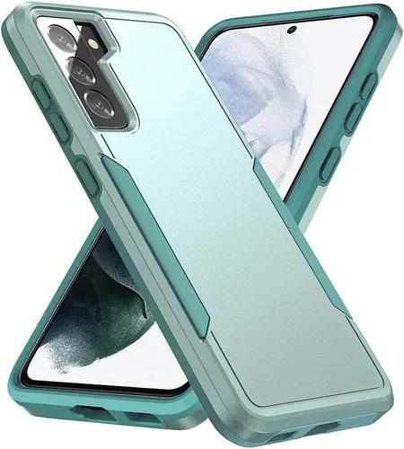 Miniatura 13 de Funda diseñada para Samsung S24 Ultra (no para S24 y S24 Plus), resistente, resistente, a prueba de golpes, soporte de carga inalámbrica, funda Azul