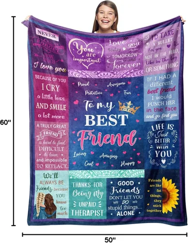Miniatura 8 de Regalos de Tía de Sobrina Manta, La Mejor Tía de Todos los Tiempos Manta de 50"x60", Regalos del Día de la Madre Navidad Cumpleaños para Tía