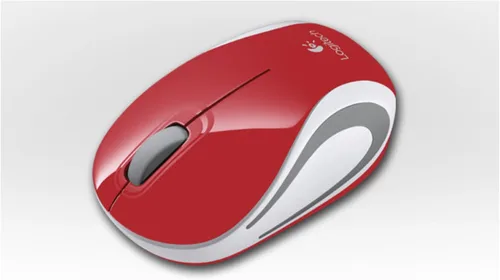 Miniatura 3 de Logitech M187 Mini Mouse Inalámbrico Rojo