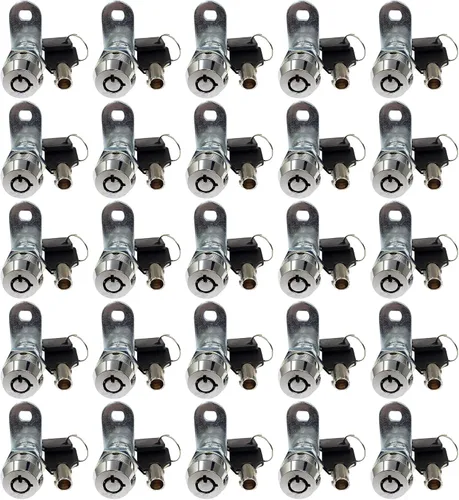 Miniatura 30 de Cerradura de leva tubular con llaves extraíbles.