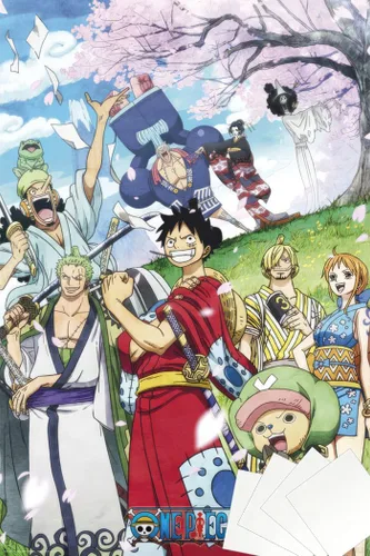 Miniatura 9 de One Piece - Póster de TV de anime (lano) (tamaño: 24 x 36 pulgadas) (póster laminado)