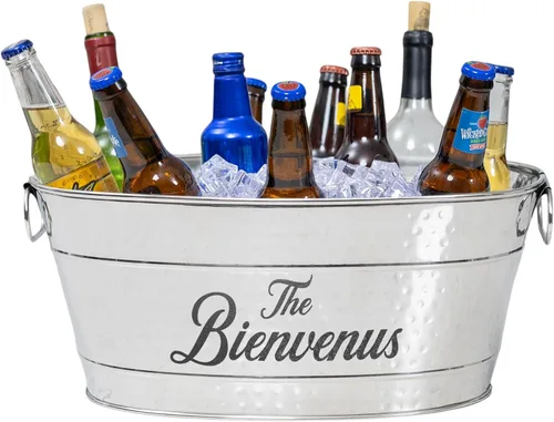 Miniatura 13 de BREKX Cubo de hielo personalizado, bañera de bebidas aislada para cobre, inauguración de la casa, regalos de boda para la pareja